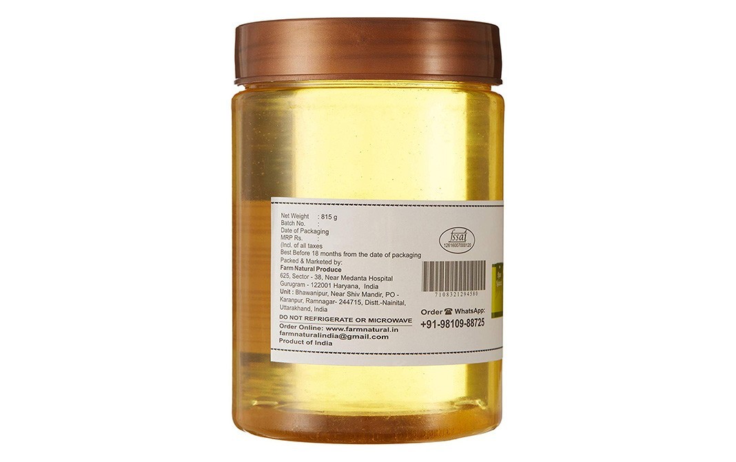Farm Naturelle Acacia Honey    Plastic Jar  815 grams